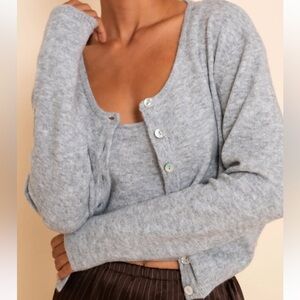 Elce swimwear Shilo Light Gray Women's Cardigan